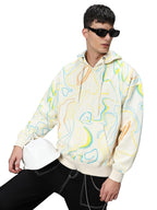 Bewakoof Heavy Duty 1.0 Mens AOP Oversized Fit Full Sleeve Fleece Hoodies