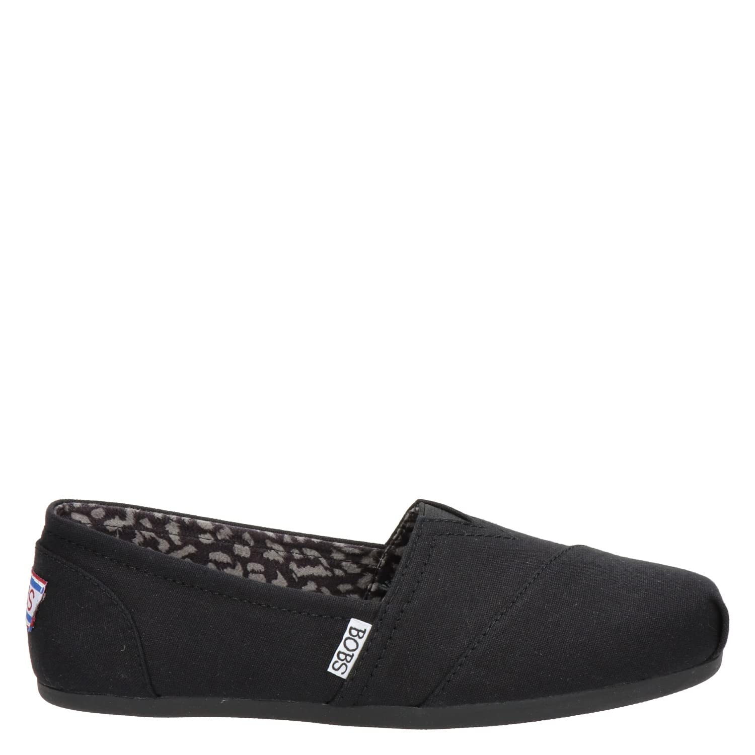 Skechers Women's Plush-Peace and Love Ballet Flat, Black, 9