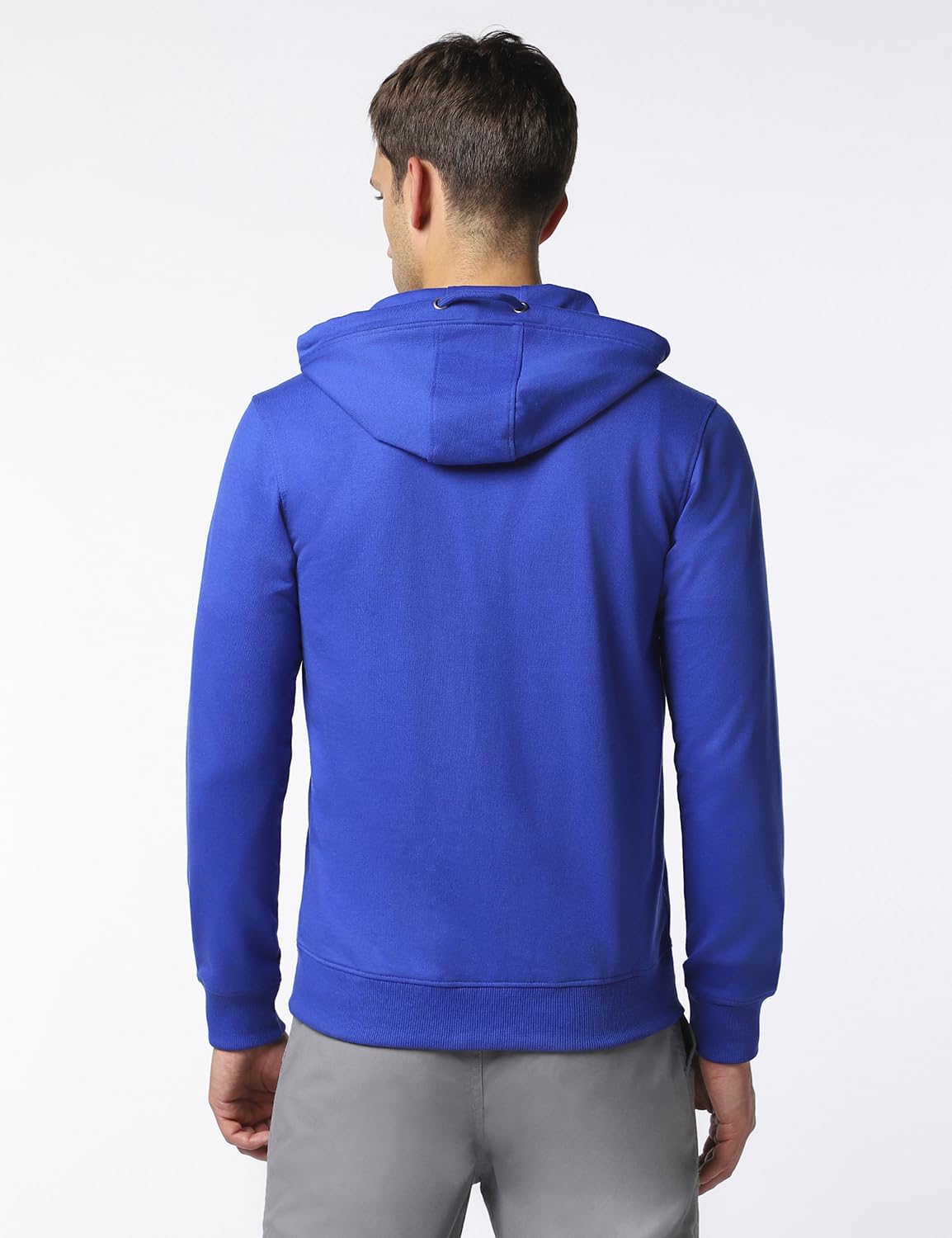 FYLTR Mens Casual Zip-Up Hoodie with Drawstring Detail