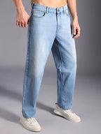 High Star MenS Regular Jeans (Hsmjns1889_Ig4_Blue_1