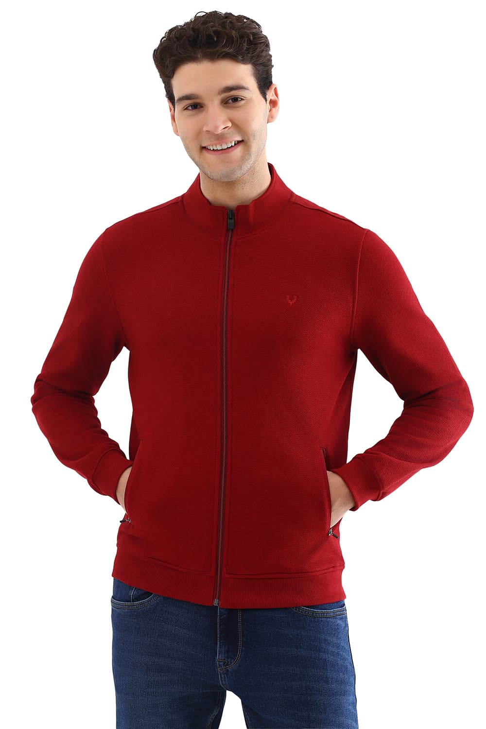 Allen Solly Men Regular Fit Casual Full Sleeve Hoodie