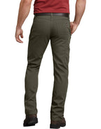 Dickies Men's Tough Max Duck Carpenter Pant, Stonewashed Moss, 38 30