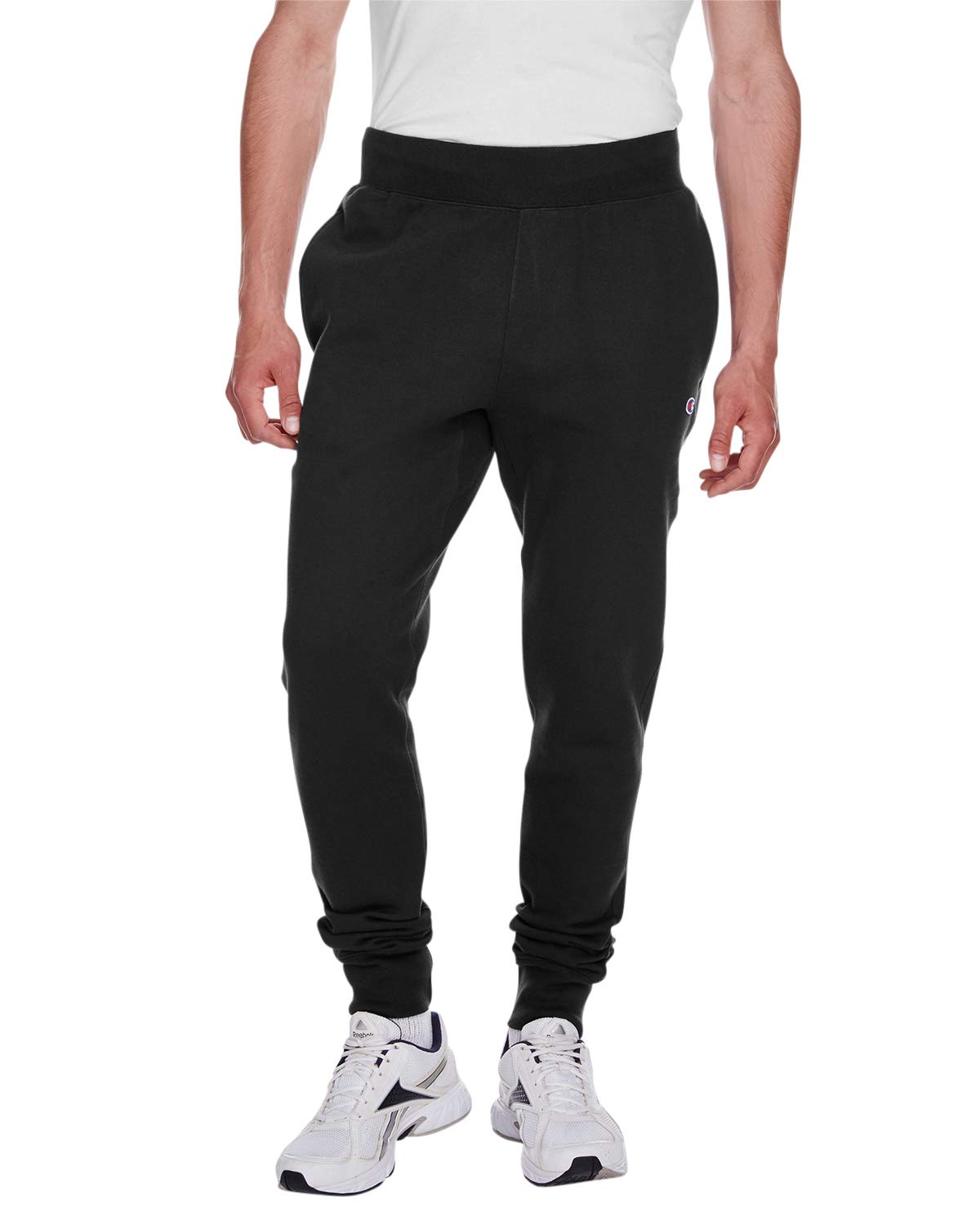 Mens Reverse Weave Jogger Pant - BLAcK - S(D0102H7YFE2)