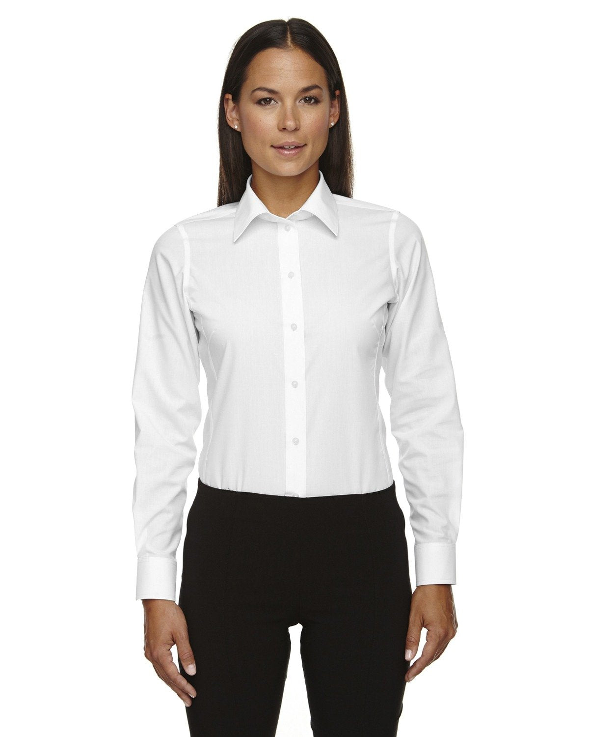 Ladies crown Woven collectionSolid Broadcloth - WHITE - 4XL(D0102H7Y5N2)