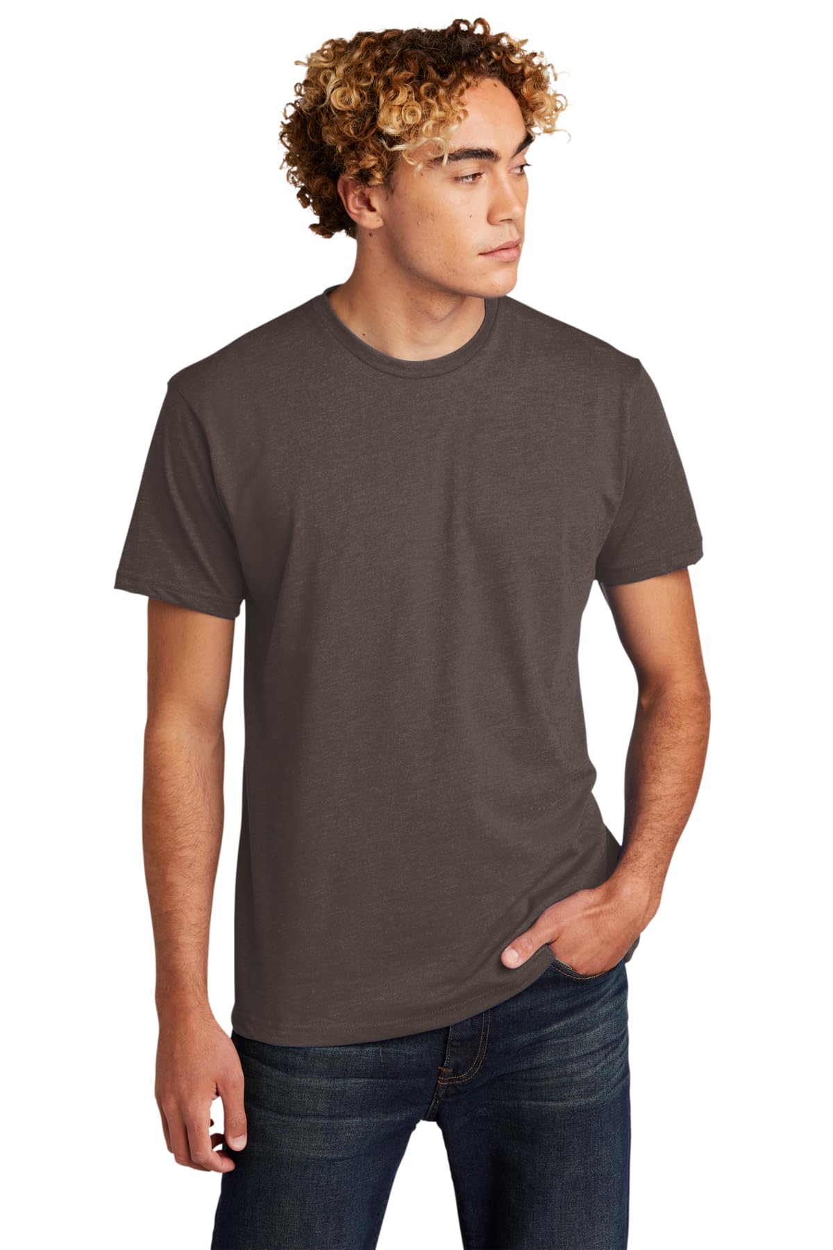 Next Level Mens Premium Fitted CVC Crew Tee (N6210) Espresso XL