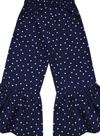 A.T.U.N. (ALL THINGS UBER NICE) Girls High Rise Regular Elasticated Waistband Casual Ruffle Pants