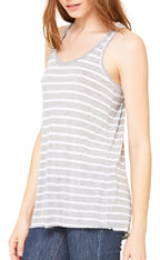 Ladies Flowy Racerback Tank - ATHLETIc HEATHER - S(D0102H7K7S2)