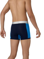 XYXX Mens Modal Classic Regular Trunks (Pack of 1) (XYTRNK_R8_1_Black Iris & Brilliant Blue