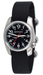 Bertucci A-1S Field Watch 10004 - Black Dial - Black Band