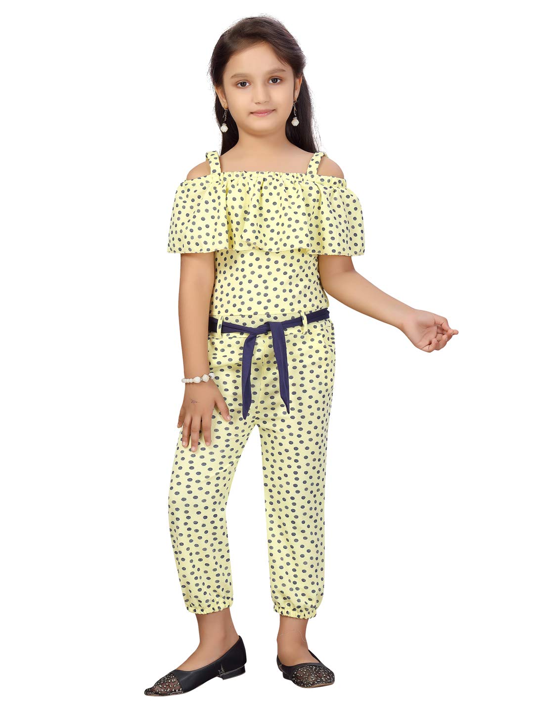 Aarika Cotton Blend Skater Casual Dress (Dr-1609_Yellow_28)