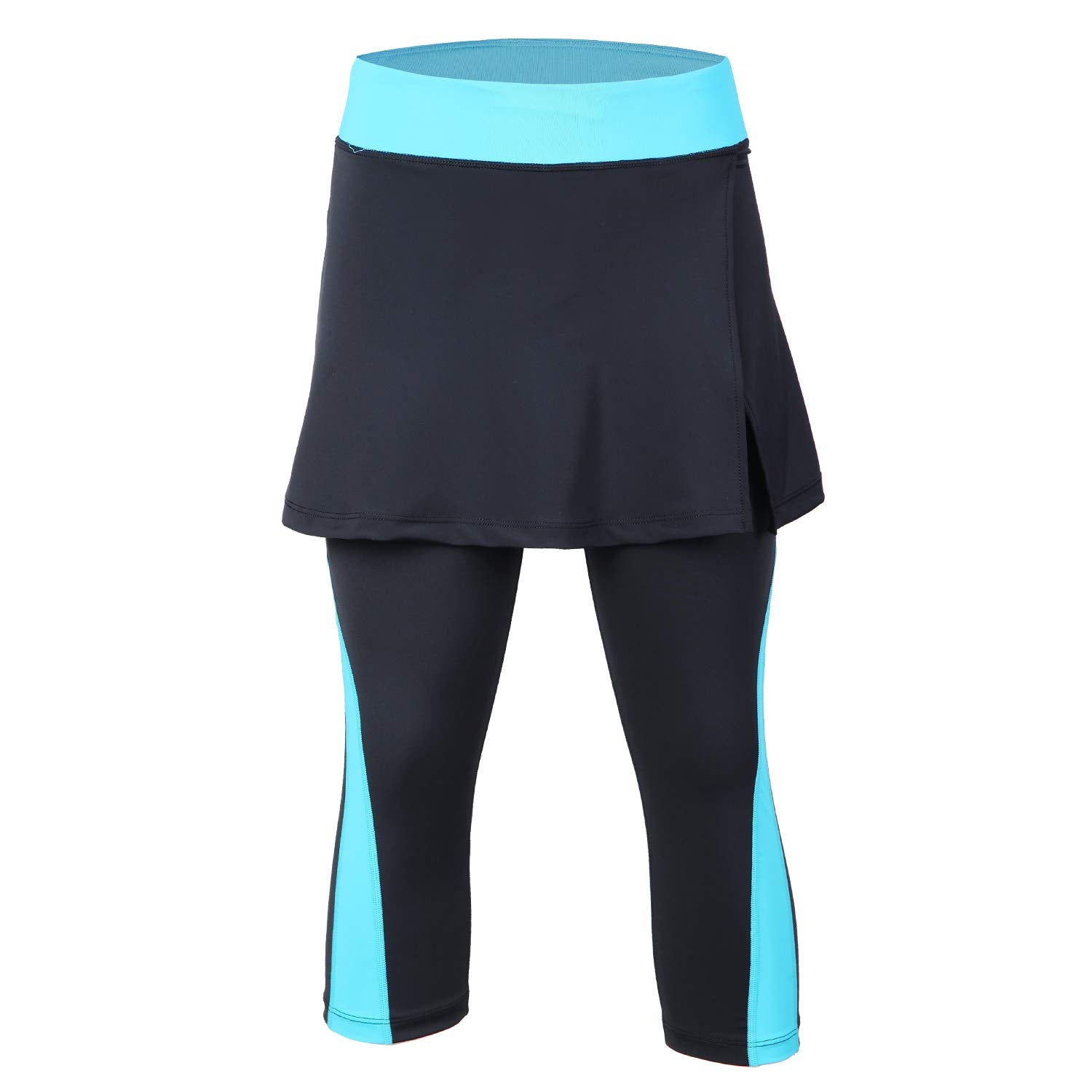 ANIVIVO Women Tennis Legging,Skirted Capri Leggings Tennis Pants for Women& Sports Skirted Leggings(Apart Skirts,S)