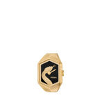 Fossil Women's Watch Ring Two-Hand Gold-Tone Stainless Steel Watch