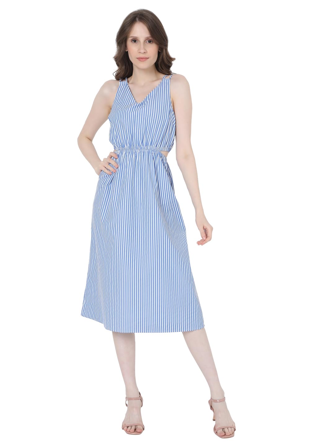 Vero Moda A-Line Dress (10273769_Snow White_Xs)