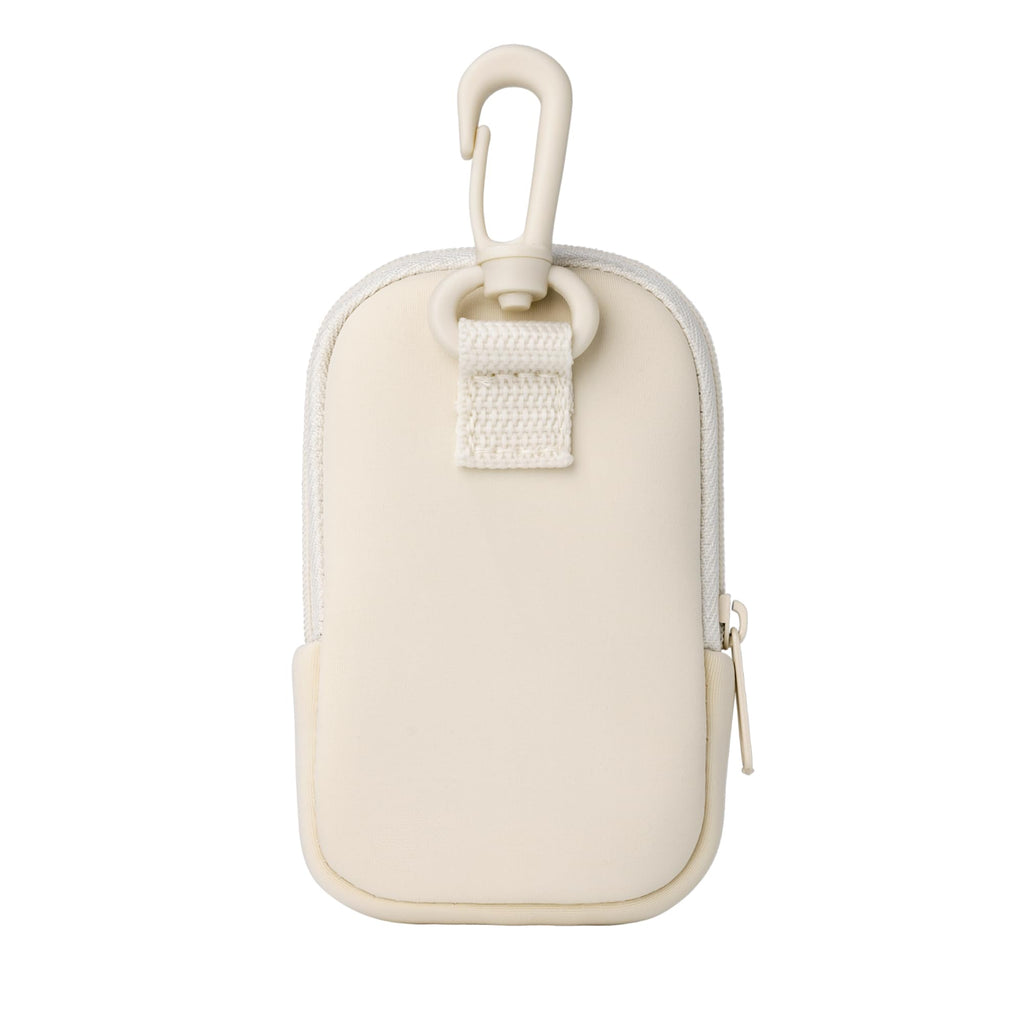 Touchland Touchette Zippered Pouch, Attachable Fashion Accessory with Snap Hook for Power Mist and Glow Mist 1FL OZ, Caramel