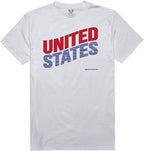 Graphic Tee, United States, White, XL
