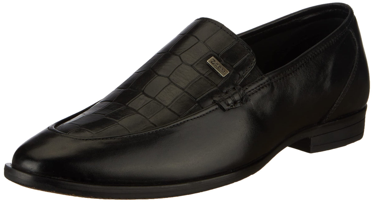 Zoom Shoes Mens Genuine Leather Formal Shoes for Office/Casual Wear Dress Shoes Shoes for Men AS4331 Black 9