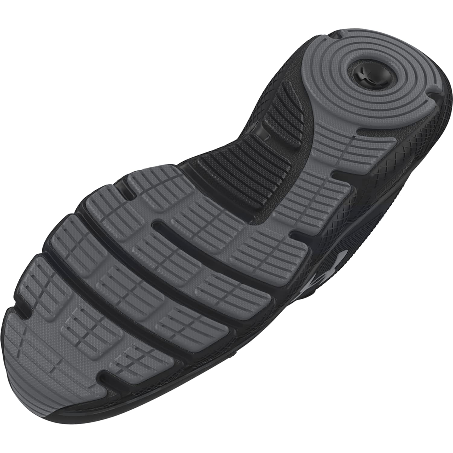 Under Armour Men's Charged Assert 9 Camo, Black/Black, 10 US