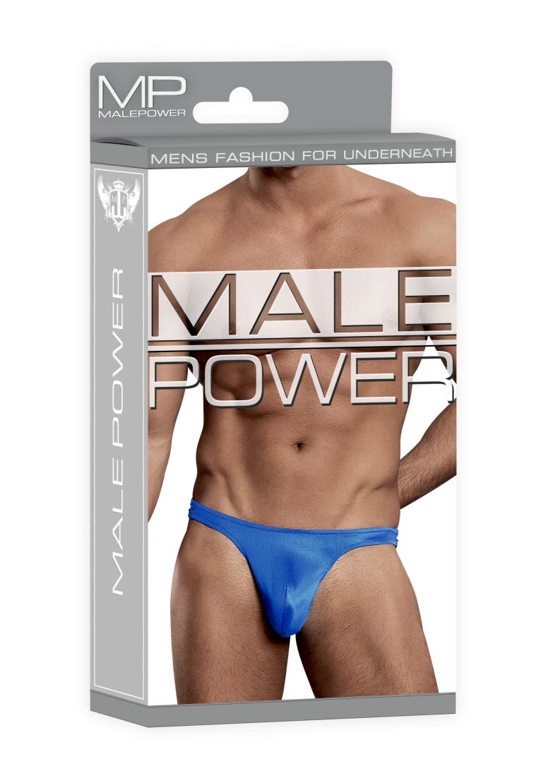 Comme Ci Comme Ca Satin Bong Thong, Blue, Large/X-Large