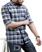 Noble Monk MenS Regular Fit Shirt | Checkered | Full Sleeves | Casual Shirt For Men