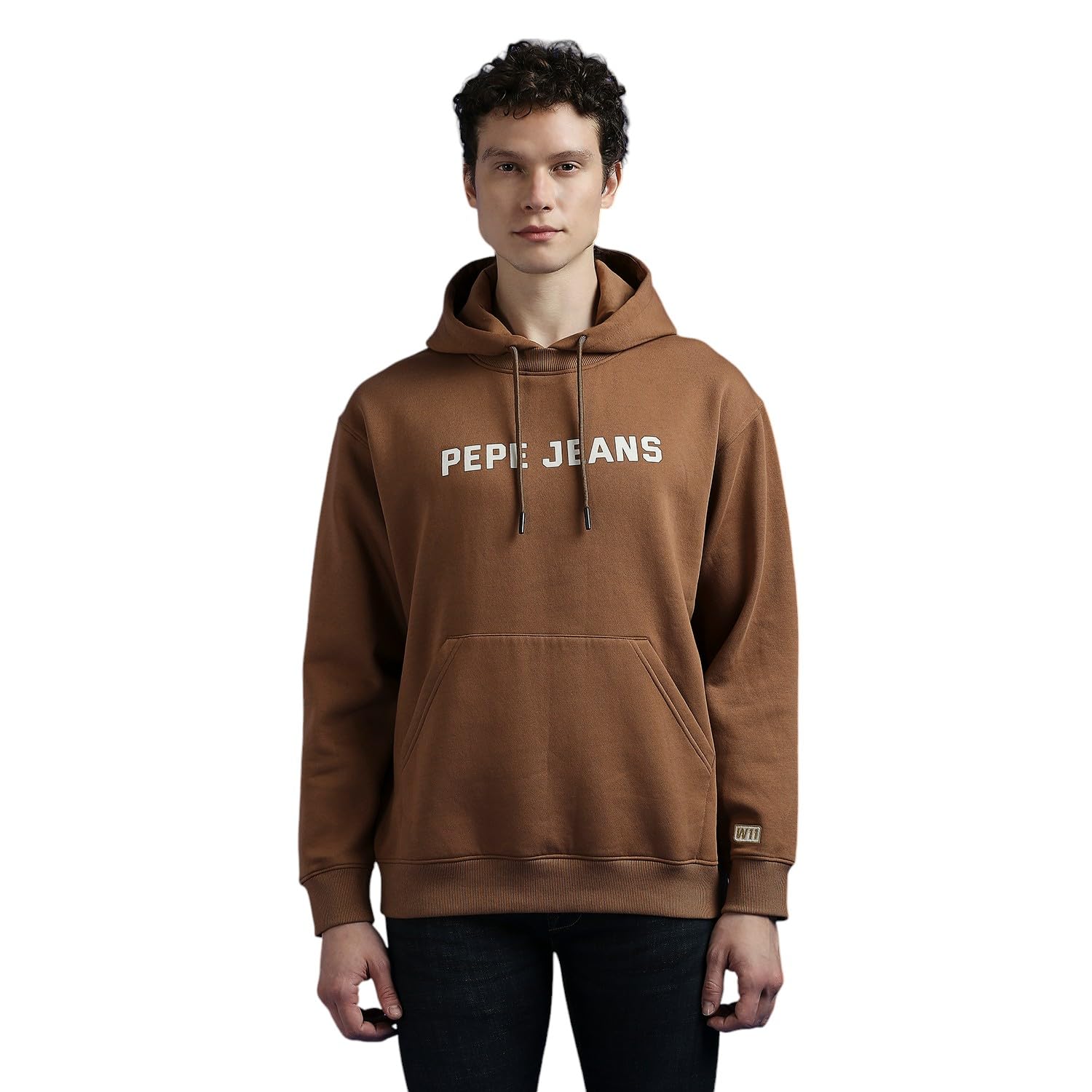 Brown Photographic Print Full Sleeve Sweatshirt
