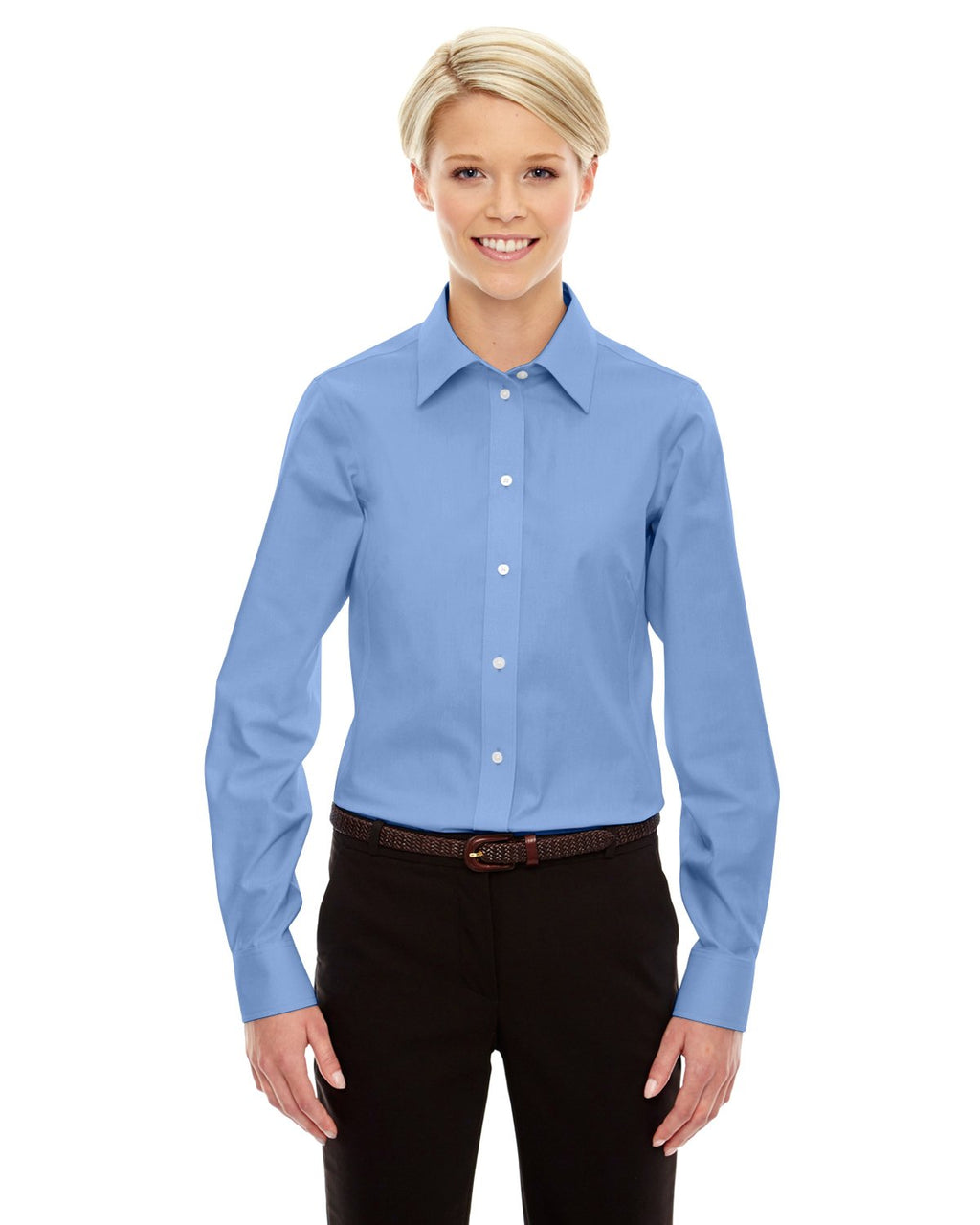 Ladies crown Woven collectionSolid Oxford - LIgHT BLUE - S(D0102H7NVJ6)