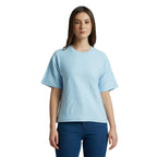 Pepe Jeans WomenS Relaxed Fit T-Shirt (Pl506088_Bay Blue