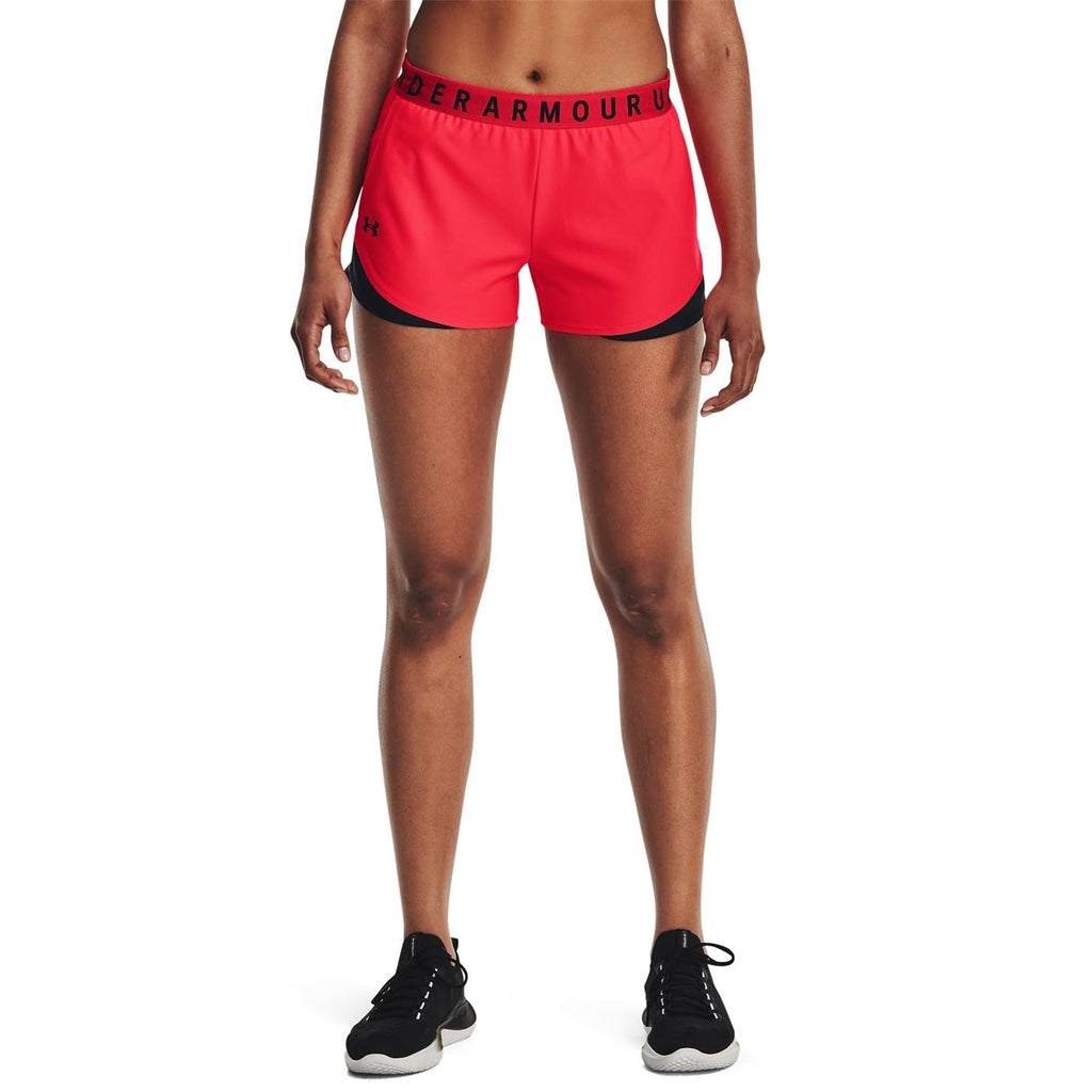 Under Armour Womens Play Up 3.0 Shorts, (628) Beta/Black/Black, X-Small