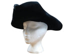 Caribbean Pirate Hat Velvet (Black;One Size)