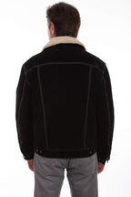 KNIT INSET JACKET