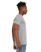 Unisex Sueded T-Shirt - HEATHER RED - XS(D0102H7KPD8)