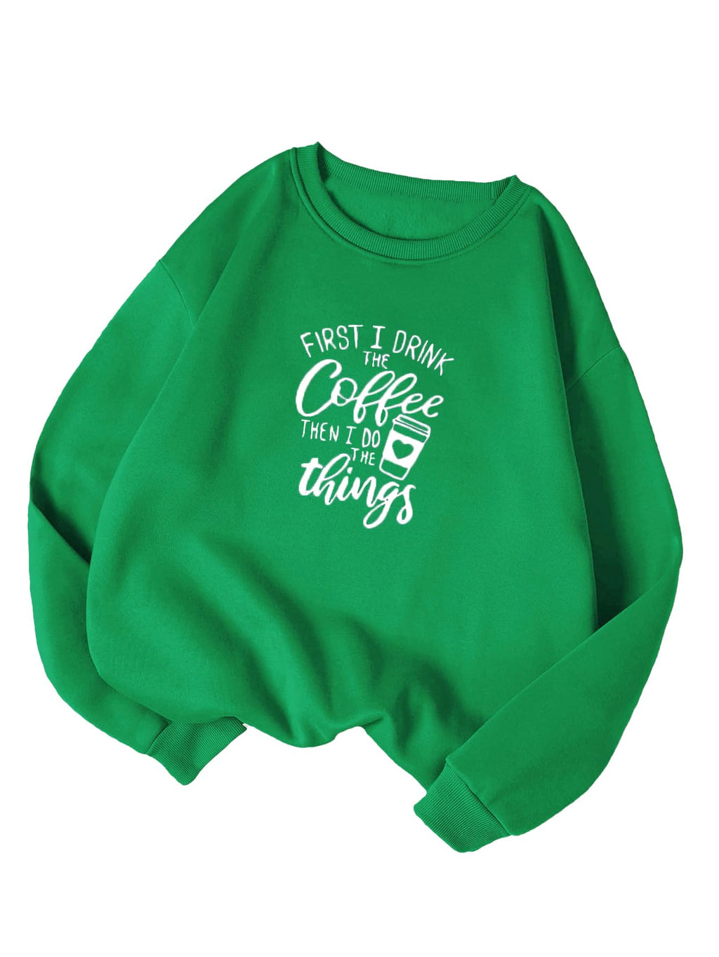 Kotty Women Full Sleeve Round Neck Printed Sweatshirt