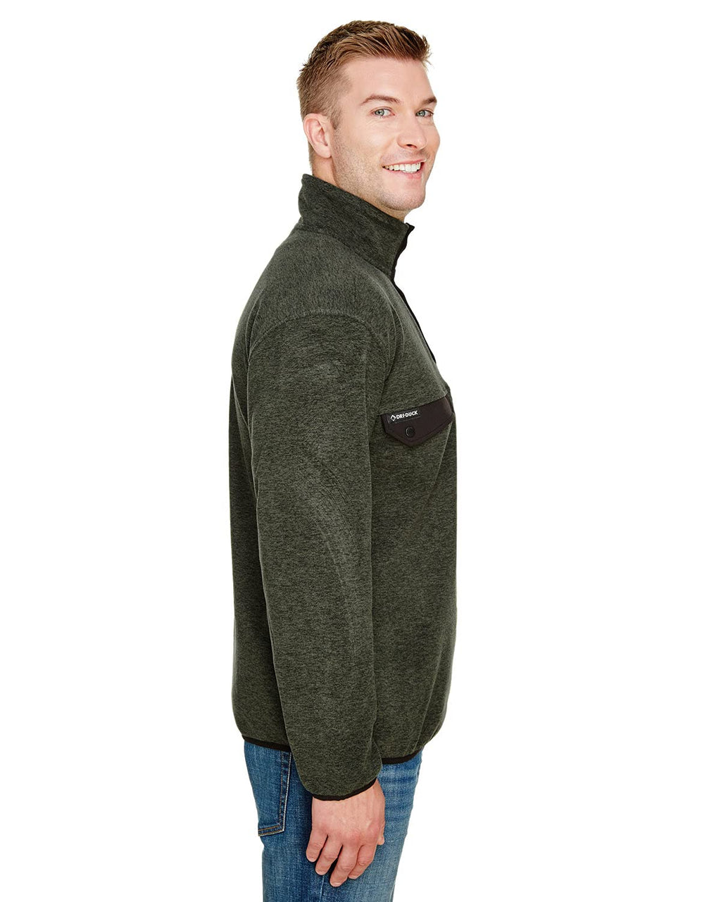 Mens Denali Full-Zip Fleece Jacket - cHARcOAL - S(D0102H78B5X)