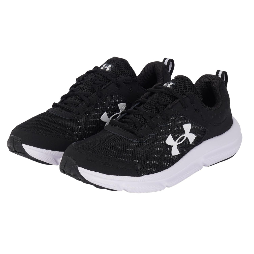 Under Armour Men's Charged Assert 10, (001) Black/Black/White, 15, US
