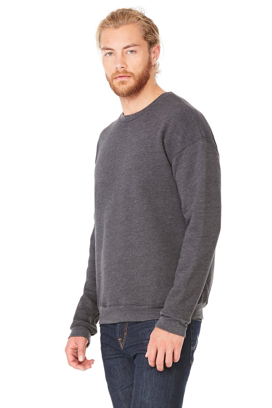 Unisex Drop Shoulder Fleece - WHITE - XS(D0102H7W9VP)
