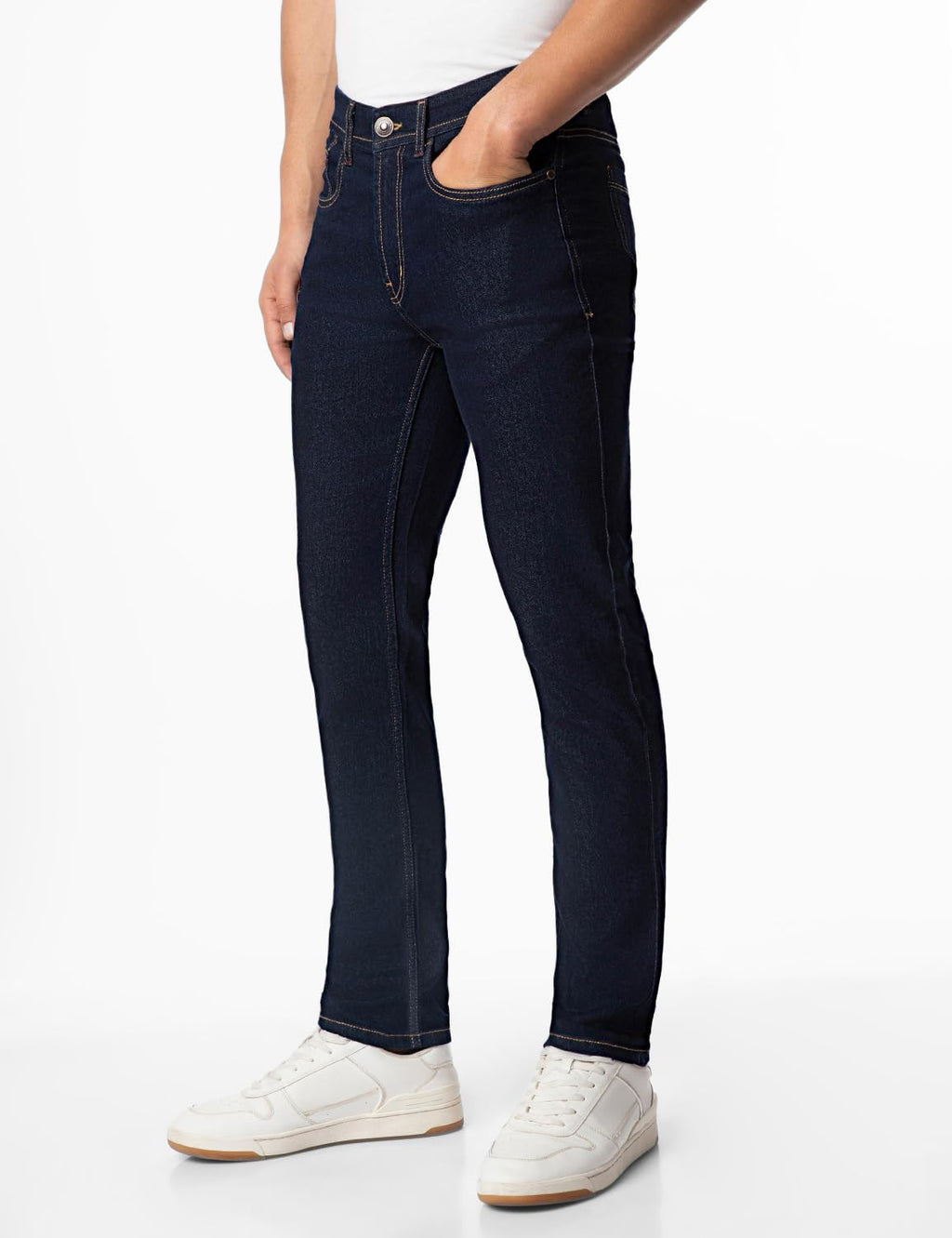 INKD Mens Regular Jeans (INKSS23MJN-010_Indigo-Deep Neptune