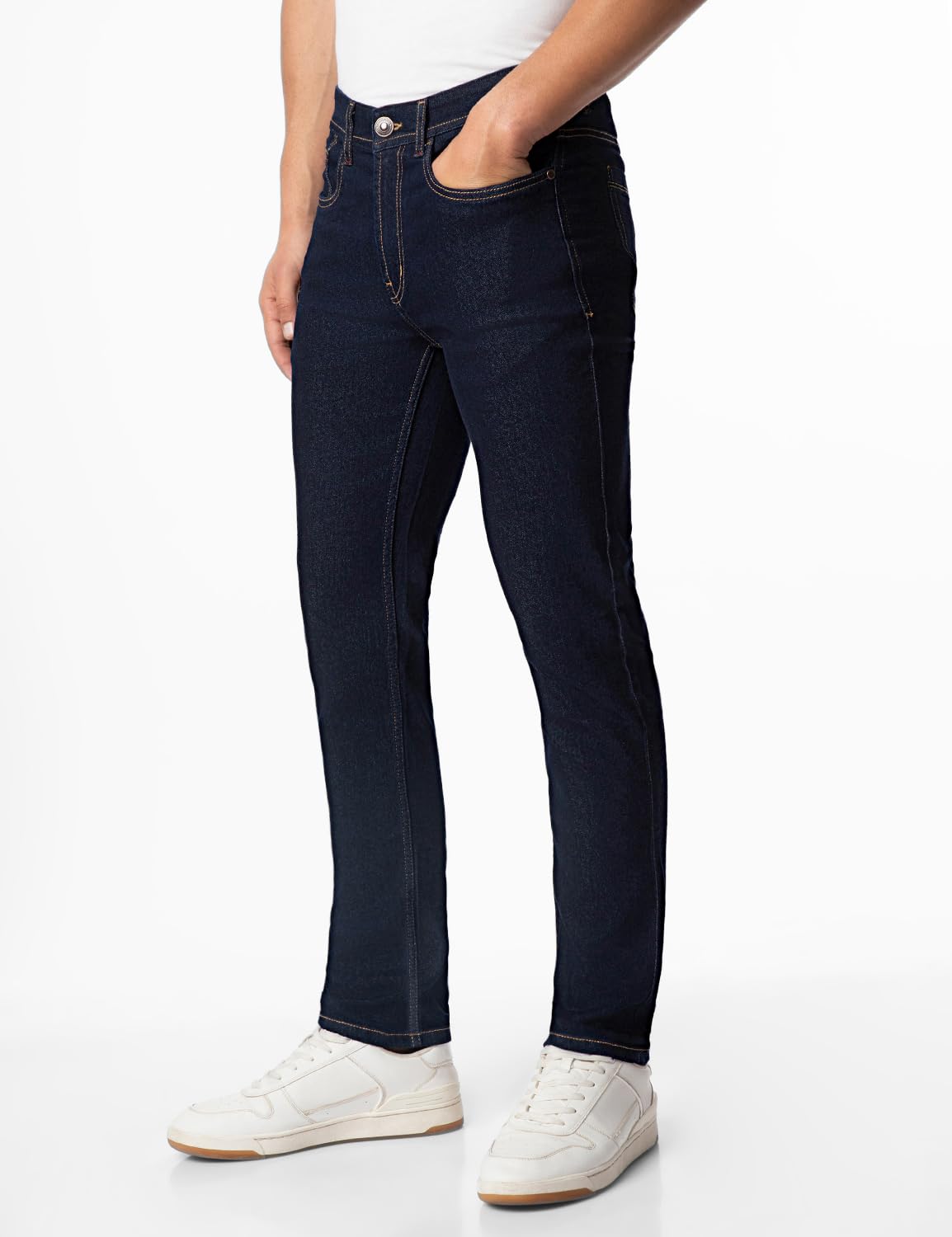 INKD Mens Regular Jeans (INKSS23MJN-010_Indigo-Deep Neptune