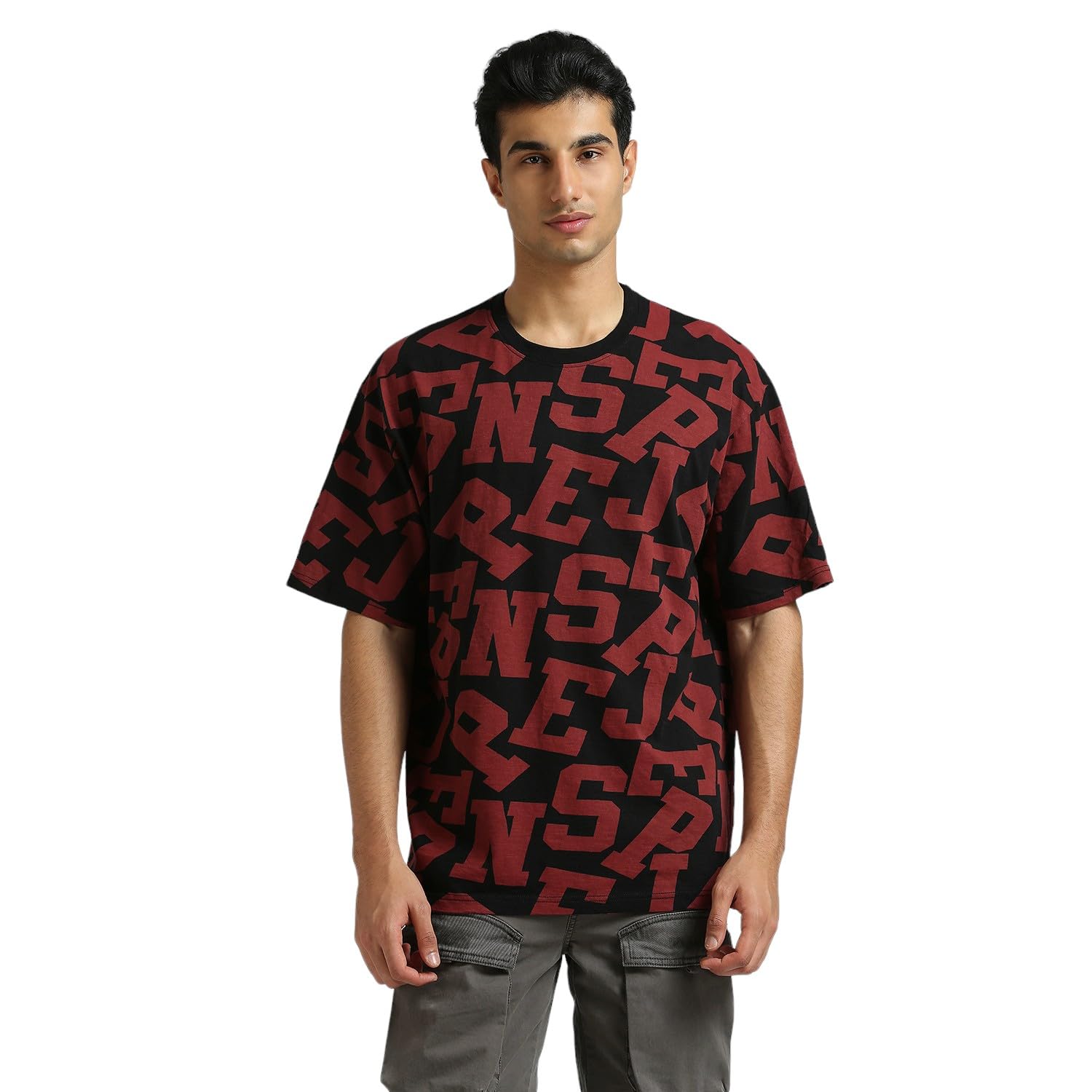 Pepe Jeans MenS Oversized Fit T-Shirt (Pm509813_Black
