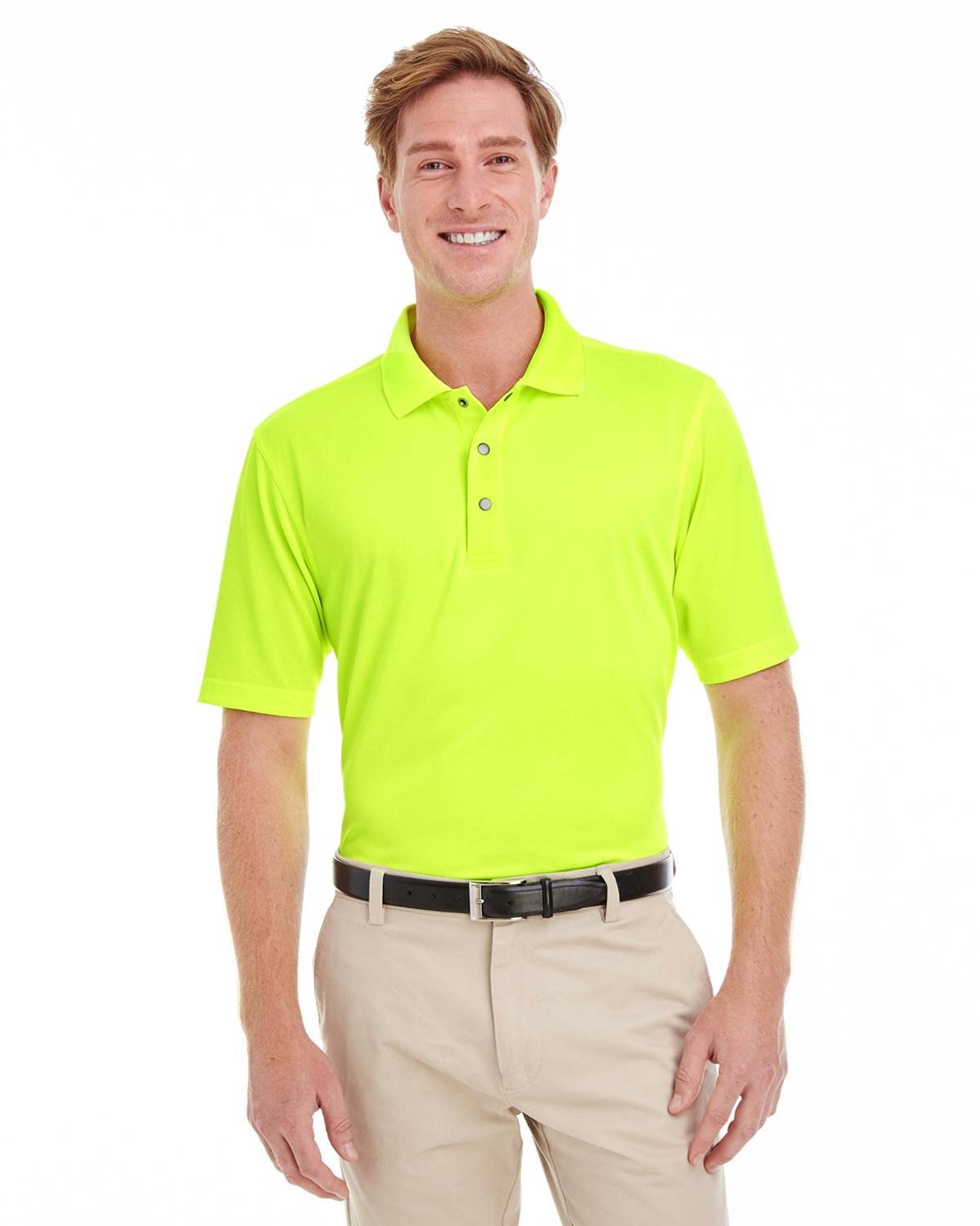 Mens Advantage Snag Protection Plus IL Snap Placket Polo - DARK cHARcOAL - 5XL(D0102H7NIZ2)