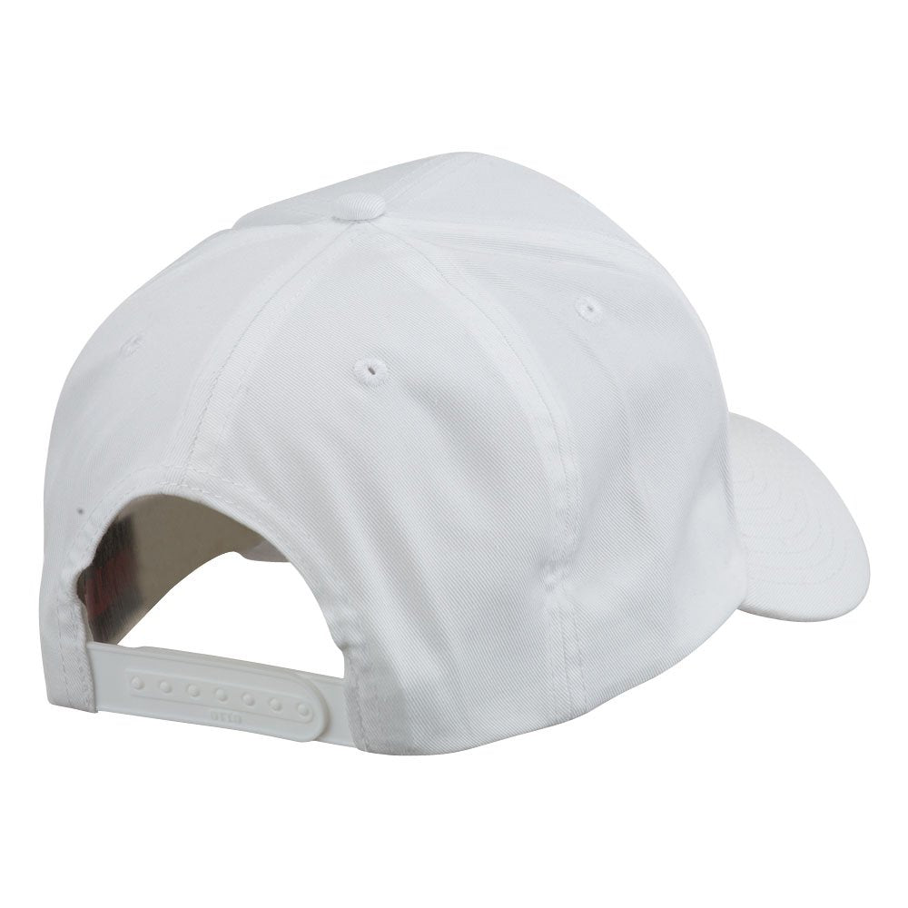 United Nations Flag Shield Patched Cap - White OSFM
