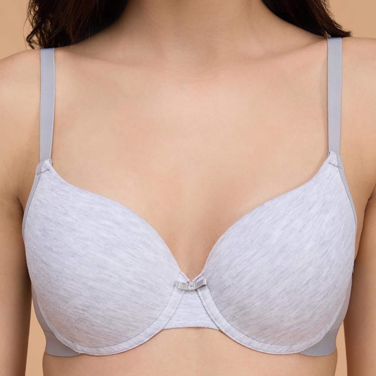 NYKD Encircled with Love Everyday Cotton Pushup Bra for Women, Wired, Full Coverage, Lightweight-Adjustable Straps Bra- Bra, NYB