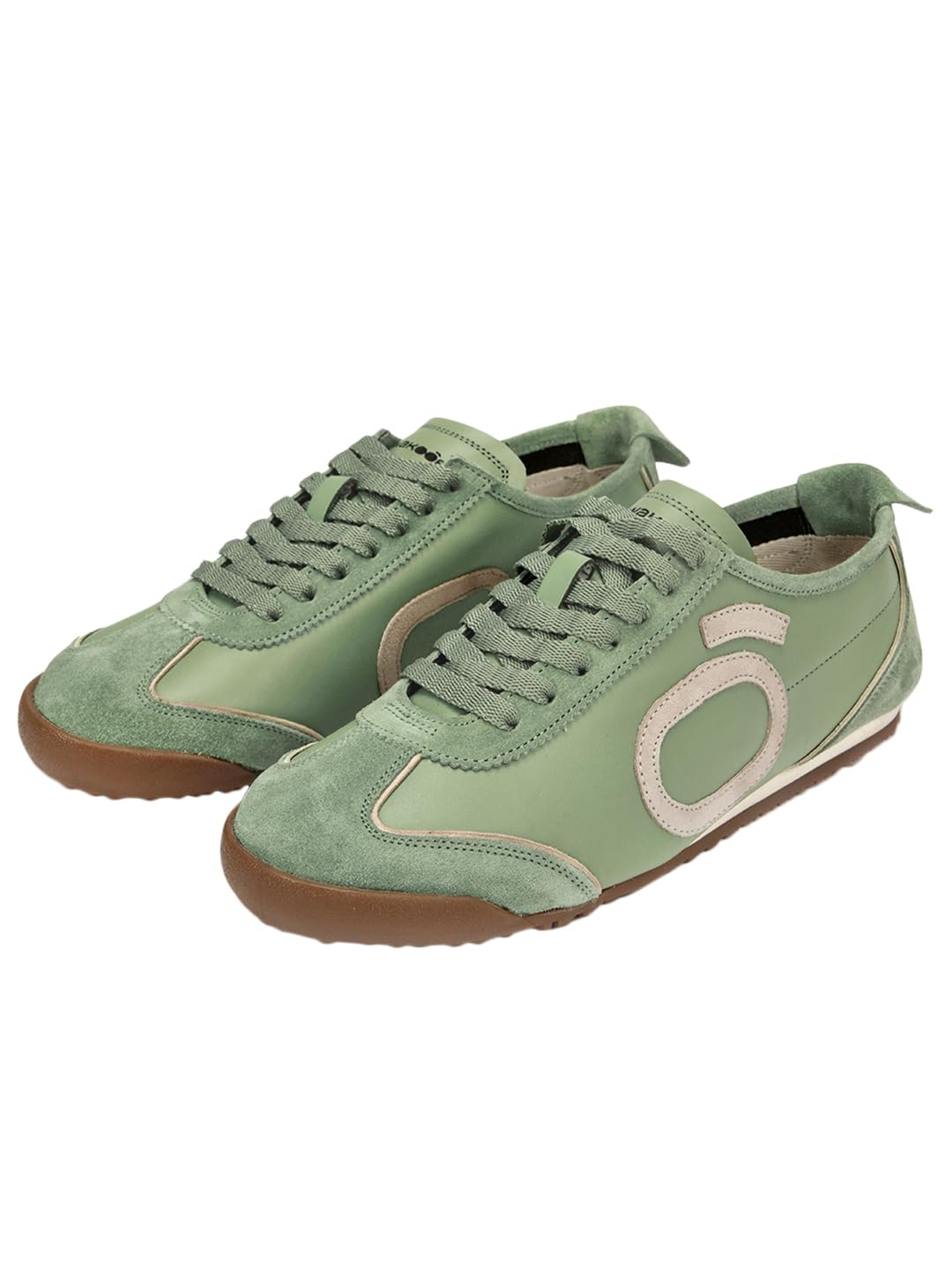 Bewakoof MenS Soft Jade Halo Series Suede Leather Sneakers 1003839 Pista Green_Uk 11