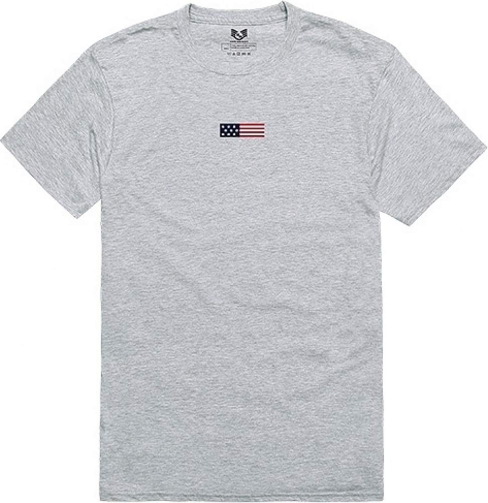 Relaxed Graphic T, US Flag 1, H.Grey, L