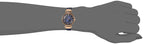 Anne Klein Women's Easy-to-Read Navy Leather Strap Watch, AK/2156NVRG