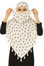 Weavers Villa Womens Cotton Floral Printed Face Cover Scarf | UV Protection, Breathable Fabric | Reusable Hijab Style Shield fo