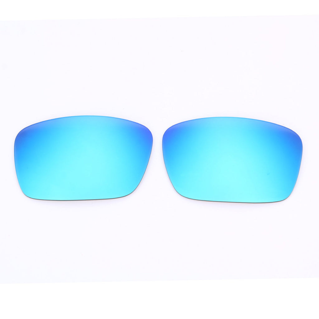 NicelyFit Polarized Replacement Lenses for Oakley Fuel Cell Sunglasses (Ice Blue Mirror)