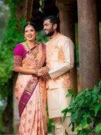 Flosive Ayn WomenS Present Banarasi Soft Lichi Silk Saree Beautiful Jacquard Rich Pallu Design Work Zari Woven Silk Style Saree