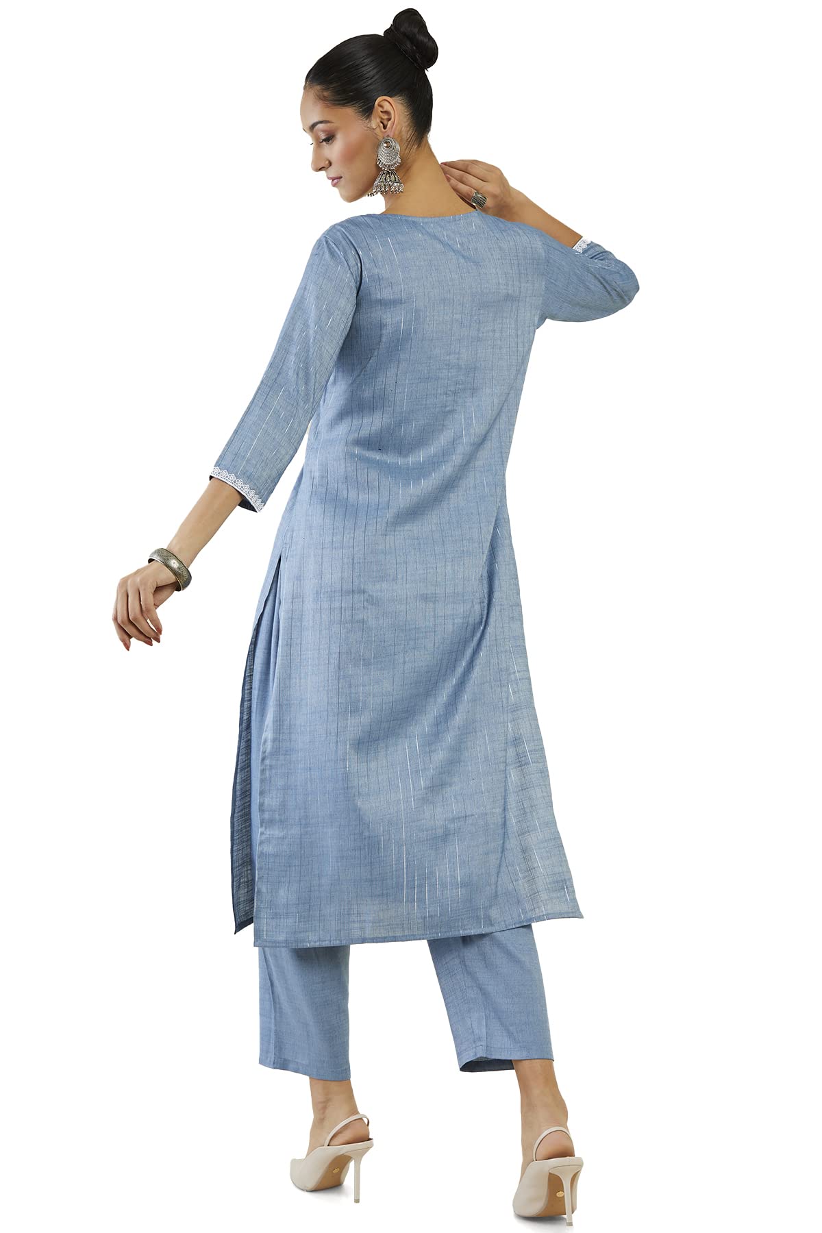 Soch Women Viscose Regular Fit Printed Kurta Set