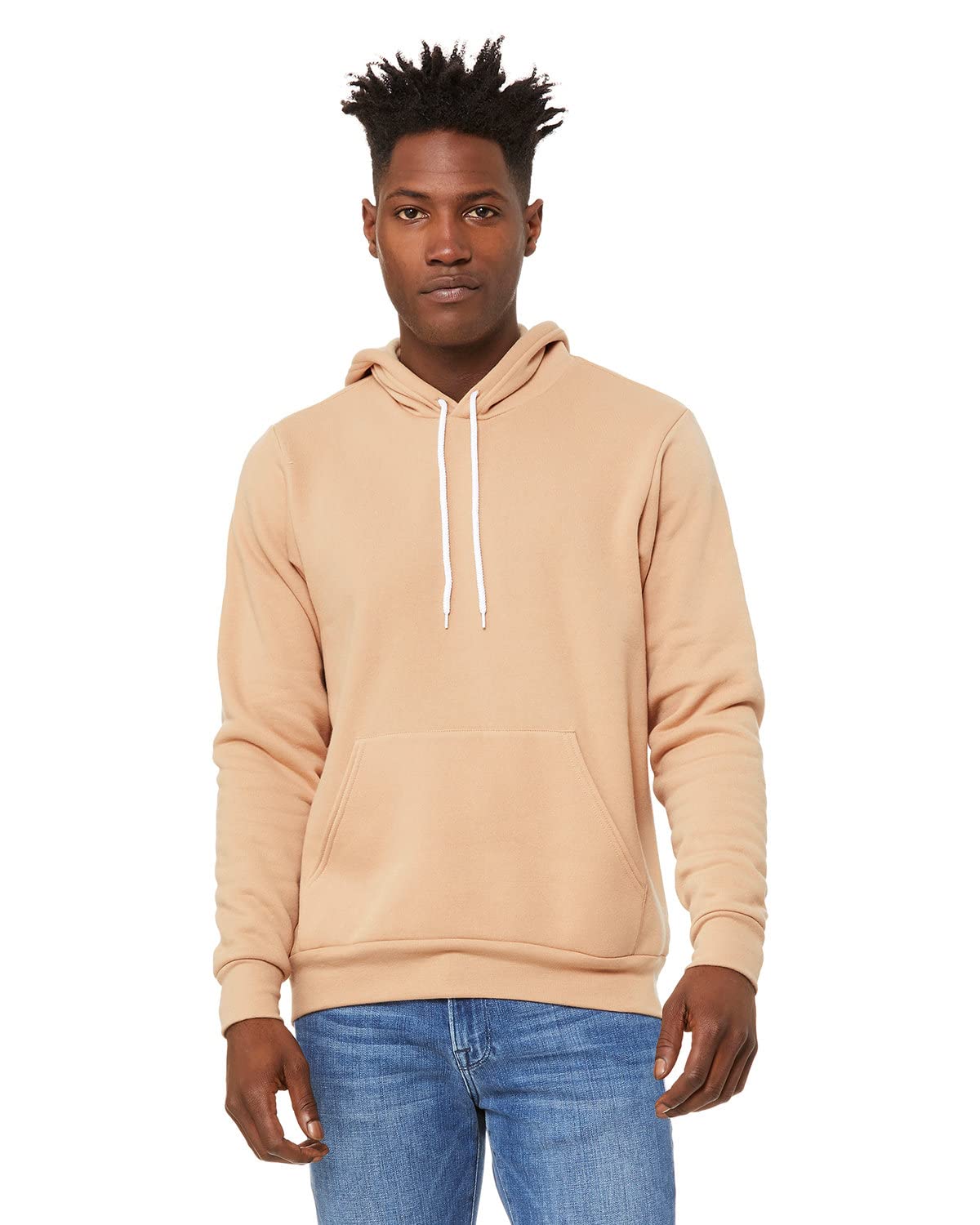 Unisex Sponge Fleece Pullover Hoodie - NAVY - S(D0102H7W258)