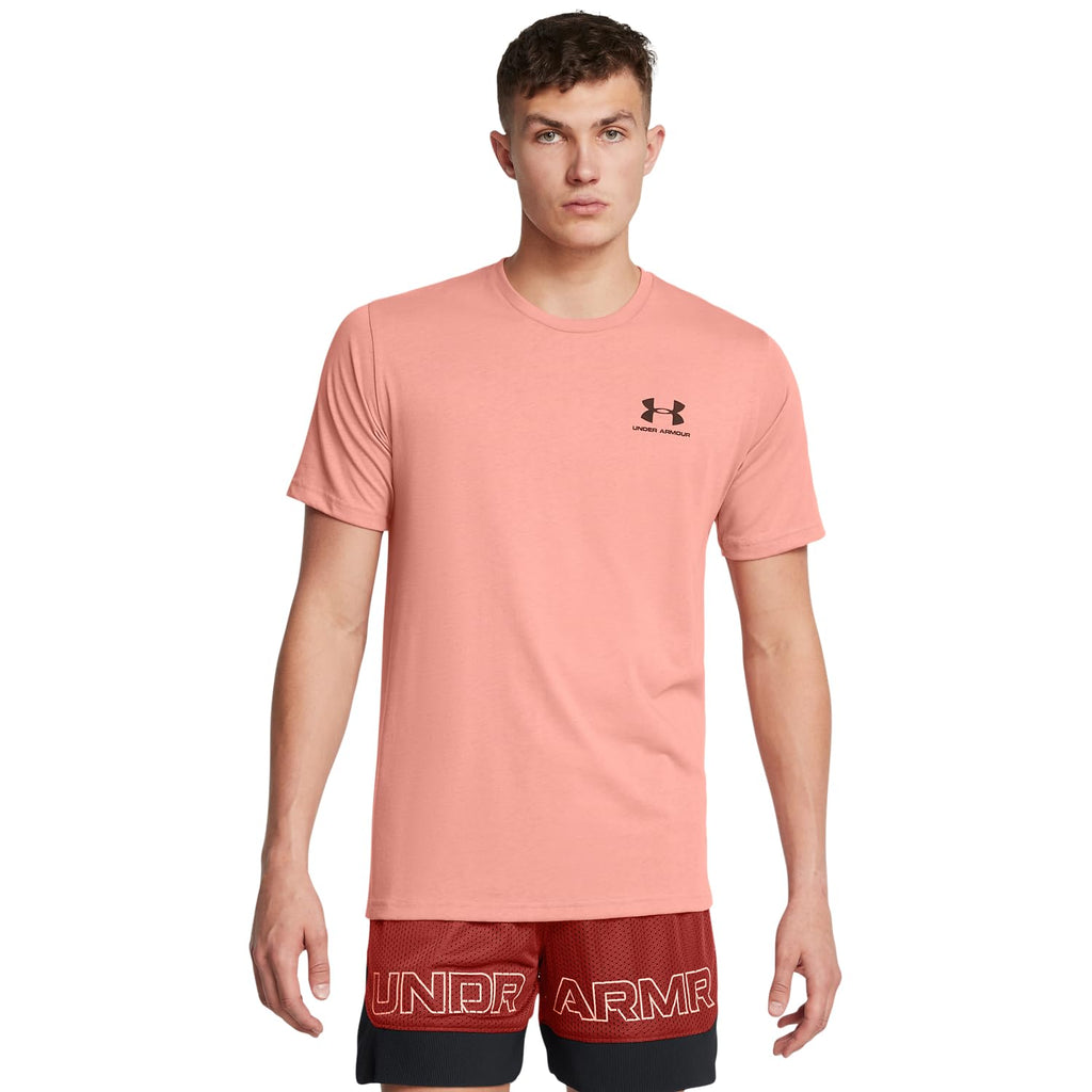 Under Armour Men's Sportstyle Left Chest Short-Sleeve T-Shirt , (696) Canyon Pink / / , XX-Large