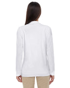Ladies Perfect FitShawl collar cardigan - WHITE - XS(D0102H76ZS6)